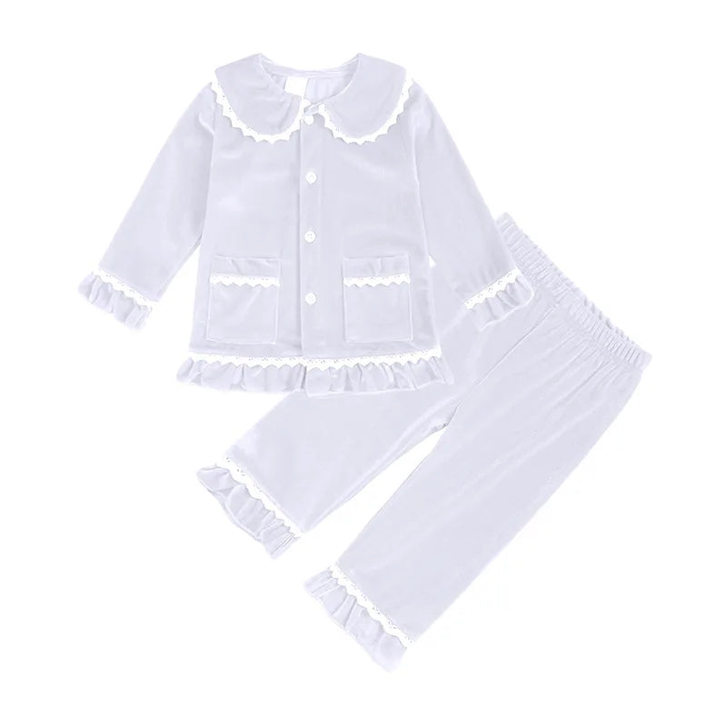 Children Christmas pjs Pajamas Sleepwear Baby Bathrobes Bath Kids Girl Boy Room Dressing Gown Clothing Housecoats Home Nightwear