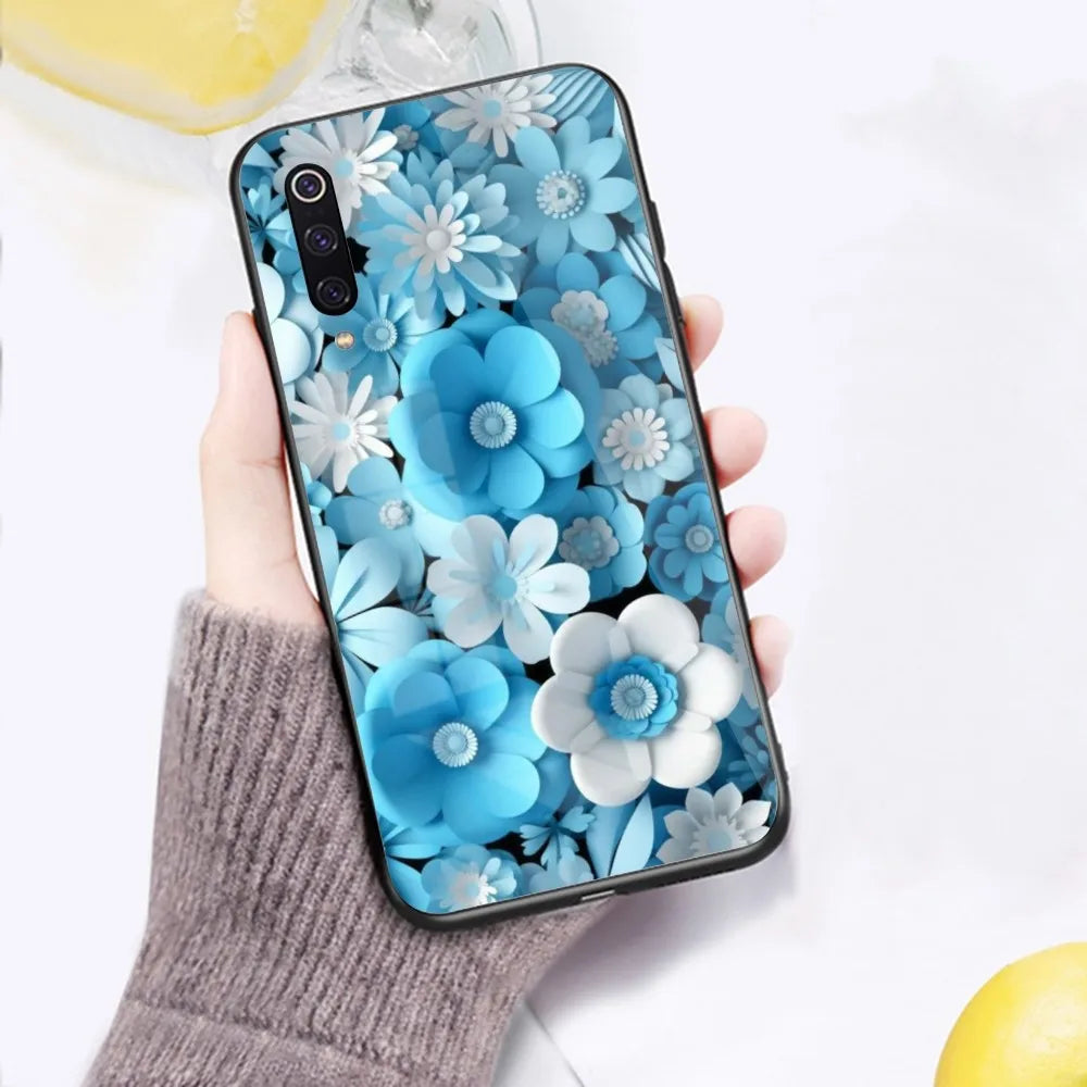 Daisy Flower Art Mobile Cell Phone Case for Xiaomi 13 12 11T 10 9 Lite Redmi Note 12 11 10 10S Pro 9 9A 8 PC Glass Cover Funda