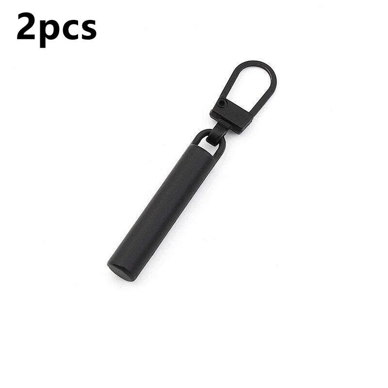 2/10 Stück Reißverschlussschieber-Abzieher, Sofort-Reparatur-Set für Reißverschlüsse, Ersatz für kaputte Schnallen, Reisetaschen, Reißverschlusskopf, DIY, Nähen, Basteln 