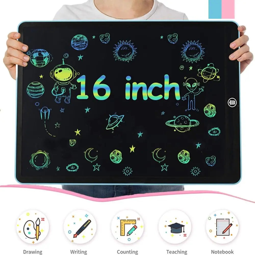 16-Zoll-Handschrift-Doodle-Board Neue digitale LCD-Grafik-Zeichenblöcke Mädchen-Jungen-Spielzeug Elektronisches Schreibtablett 