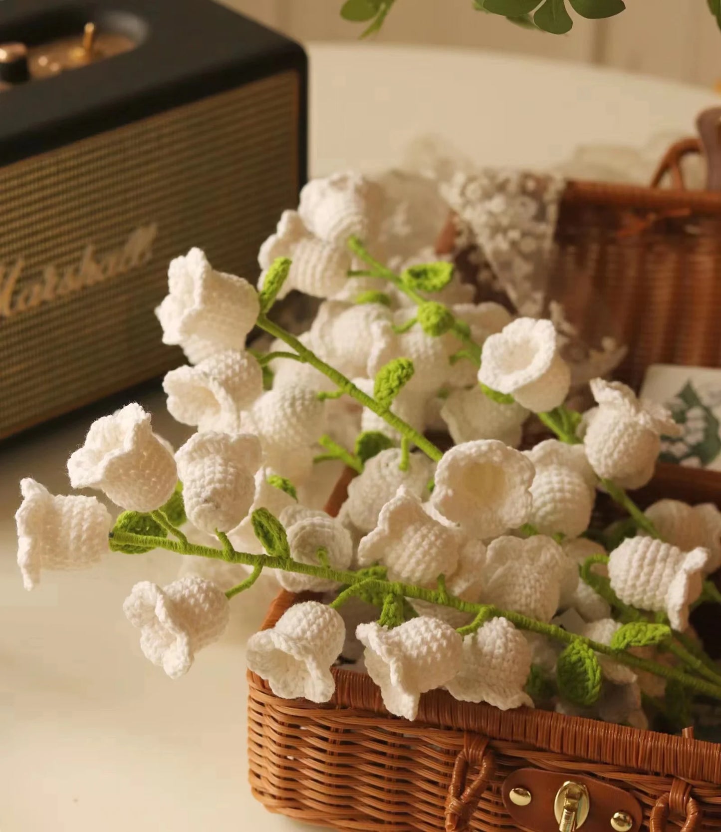 C5 DIY LED Night Lights Lily Of The Valley Garland Fairy String Light Gift Handmade Flower Lamp Home Room Wedding Birthday Decor