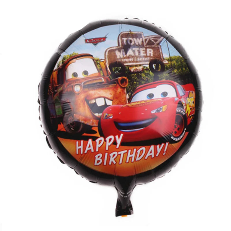 Disney McQueen Cars Helium Foil Balloons Cartoon Theme Racing Wedding Birthday Party Baby Shower Kids Toys Decoration Supplies