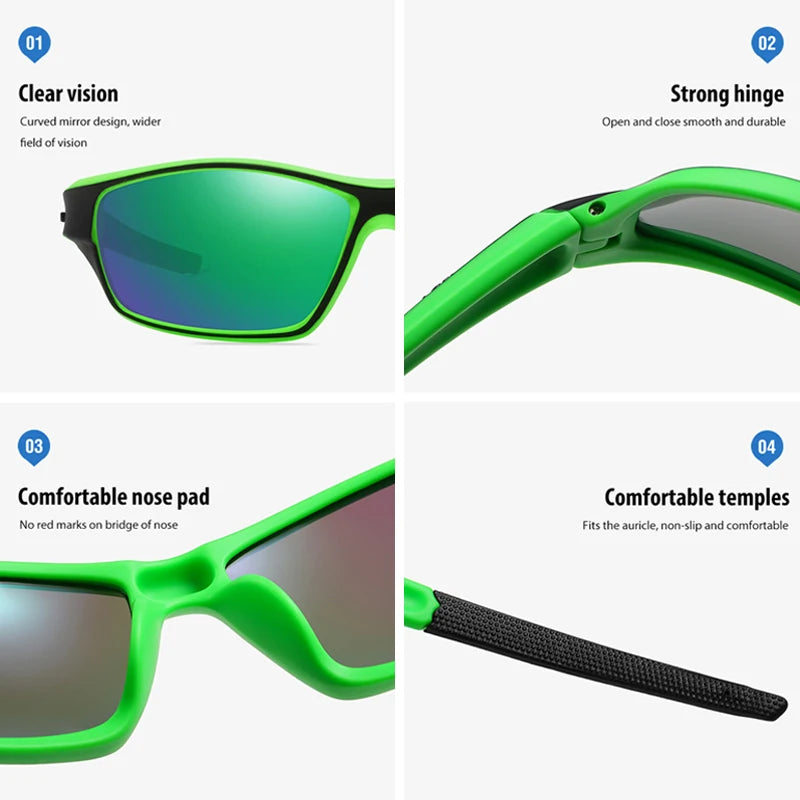 Polarized Sunglasses for Men Driving Cycling Outdoor Sports Shades Women Hiking Eyeglasses UV400 Fishing Running Eyewear
