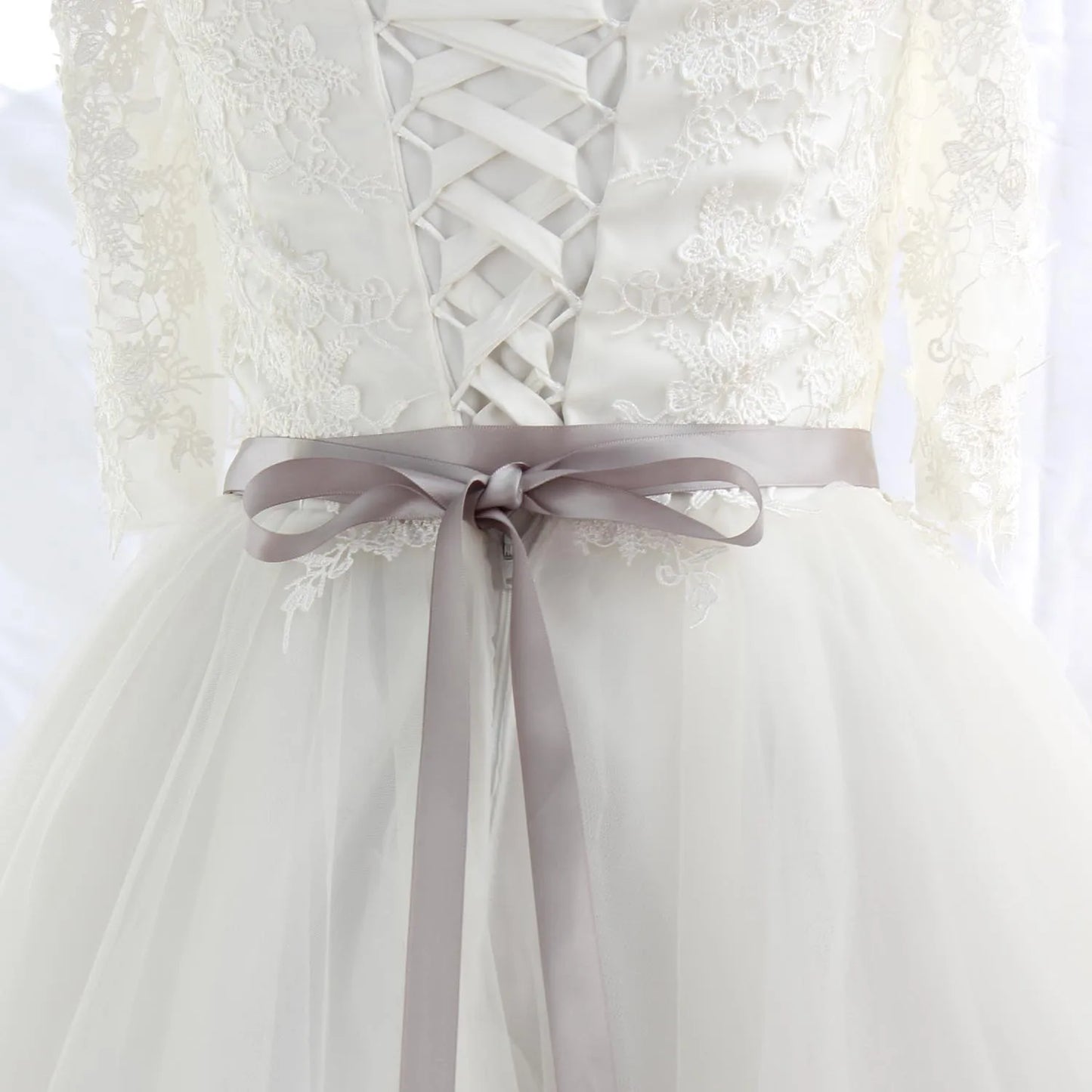 Crystal bridal belt with ribbons, handmade silver wedding belt, cookie patient belt for wedding evening dresses