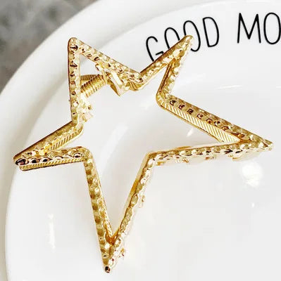 Fashion large Simple Wild Geometric Hair Claw For Women Girls Clamps Hair Crab Metal Women Hair Clip Claw Accessories Headwear