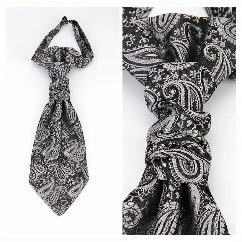 British Style Designers Fashion New Men's Suit Short Neck Tie Luxury Necktie Formal Dress Striped Shirt Gift Wedding Accessories mon