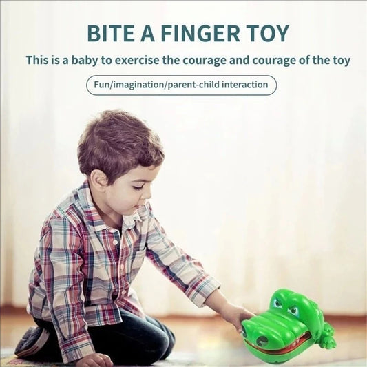 Krokodilzähne-Spielzeug, Alligator, der in den Finger beißt, Zahnarztspiele, Witze, Glücksspiel, Streiche, Kinderspielzeug, Familienspiele, lustige Feiertagsparty 