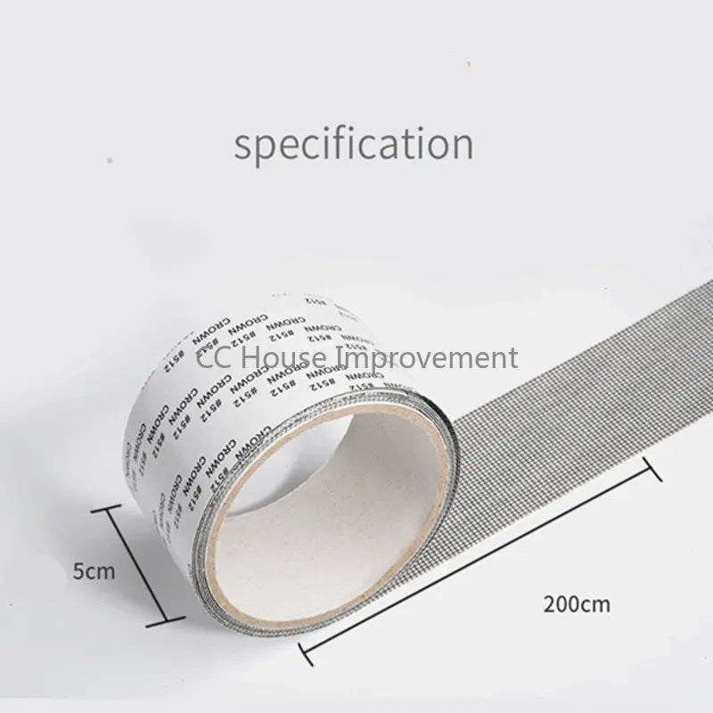 Anti-mosquito Mesh Sticky Wires Patch Repair Tape Summer Screen Window Door Mosquito Netting Patch Repair Broken Holes