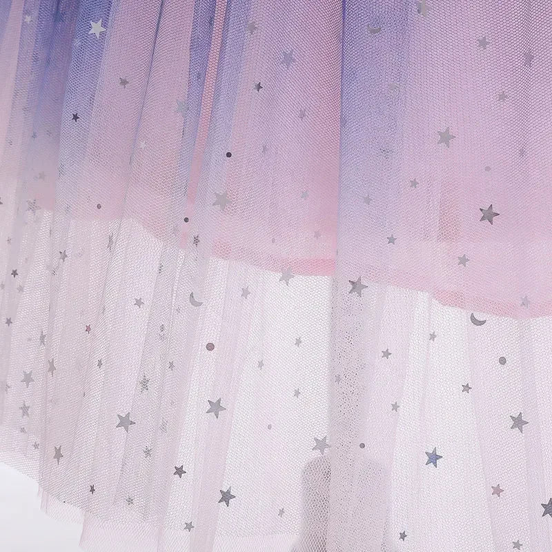 Summer Kids Dresses for Girls Toddler Girl Clothes Fashion Children's Princess Dress Sequined Girl Party Dresses 2-10 Years