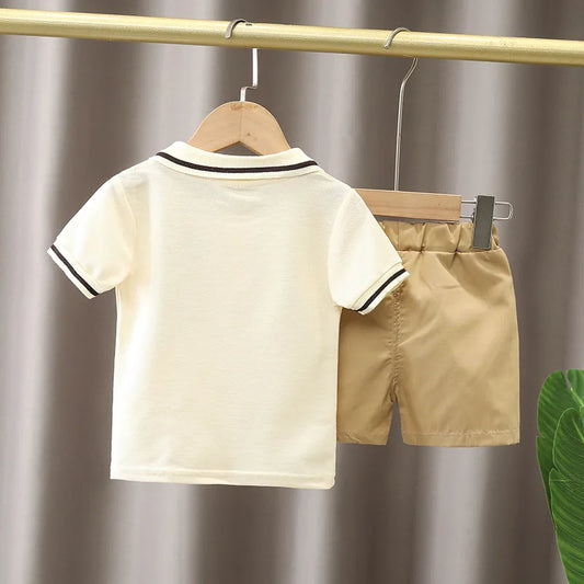 Baby Jungen Kleidung Set T-shirt + Shorts Kinder Jungen Sommer Kleidung Set Niedlichen Cartoon Baby Jungen Outfit Set Infant Kleinkind t-shirt Hosen 