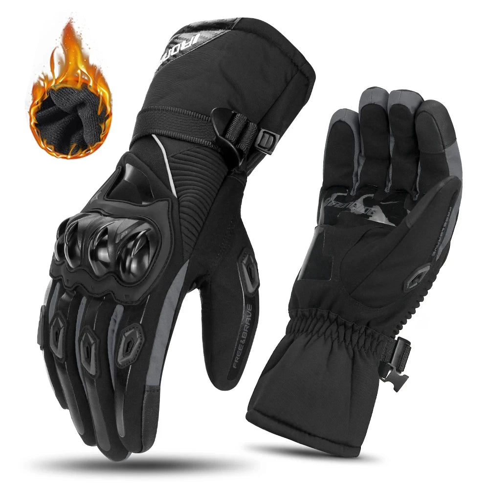 Motorradhandschuhe Winddicht Wasserdicht Guantes Moto Männer Motorrad Reithandschuhe Touchscreen Moto Motocross Handschuhe Winter 