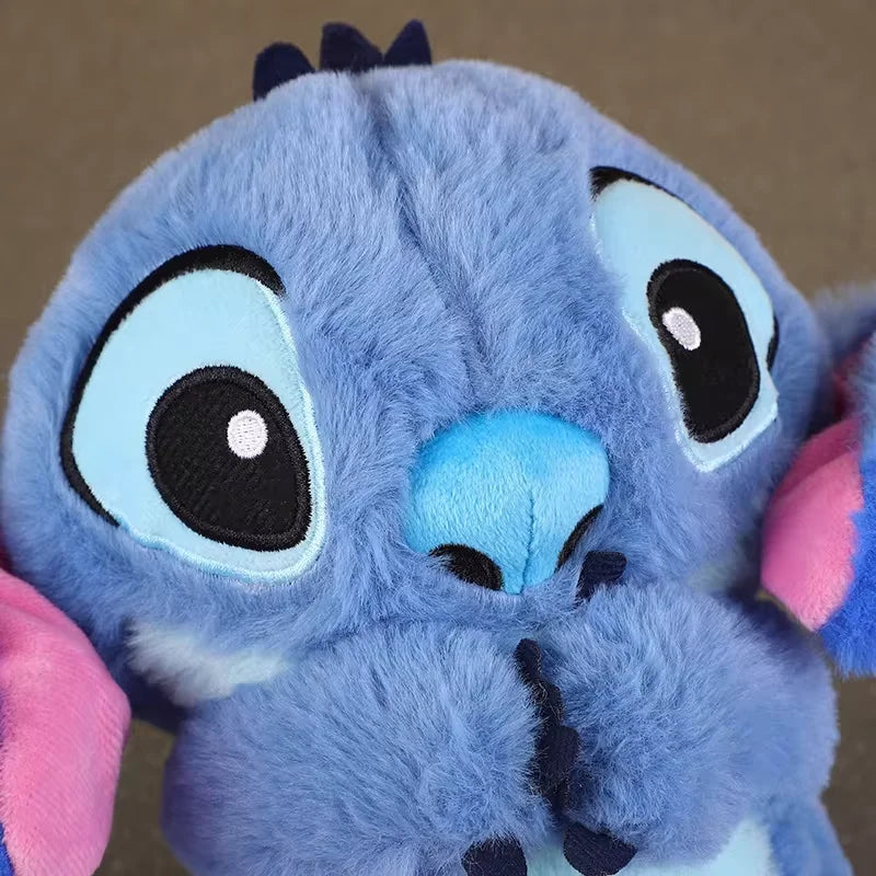 Stitch Plüschpuppe, Atmendes Licht, Kind beruhigt Spielzeug, Rosa Engel, Anime, süßes Baby, Musiklicht, Schlafspielzeug, Kind, Weihnachts- und Geburtstagsgeschenk 