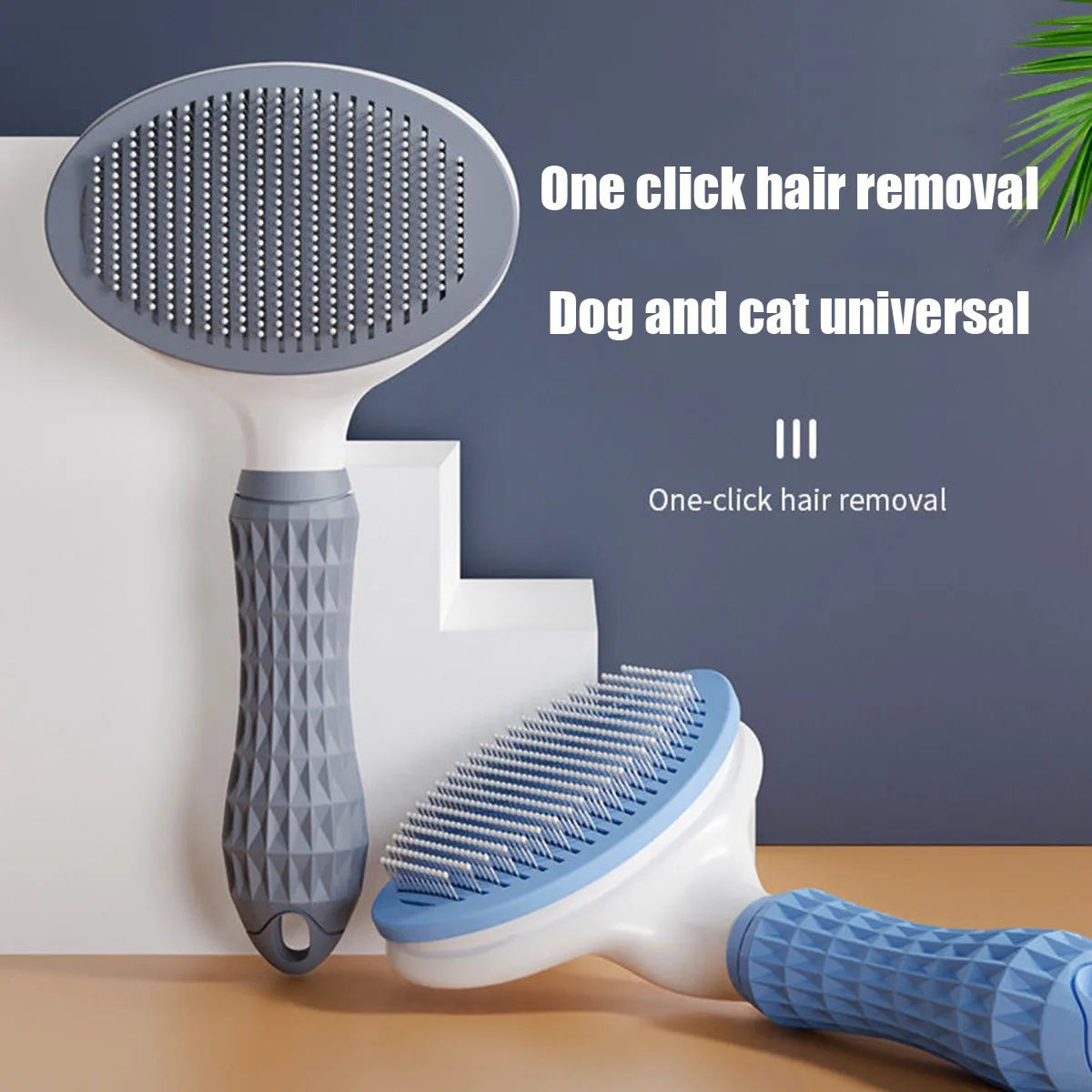 Pet Dog Brush Cat Comb Self cleaning Pet Hair Remover Brush For Dogs CatsGrooming Tools Pets Dematting Comb Dogs Accessories