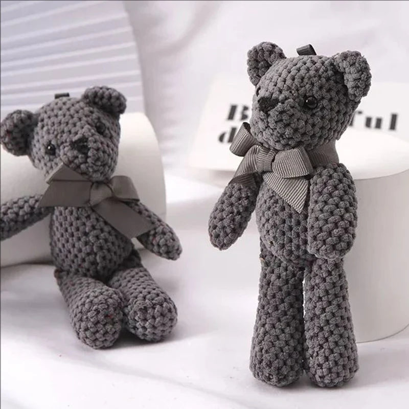 Neu Kinder Plüsch Tiere Spielzeug Nette Bär Gefüllte Taschen Schlüsselanhänger Puppen Geschenke Geburtstag Hochzeit Party Decor Kinder Baby Bär Zeug