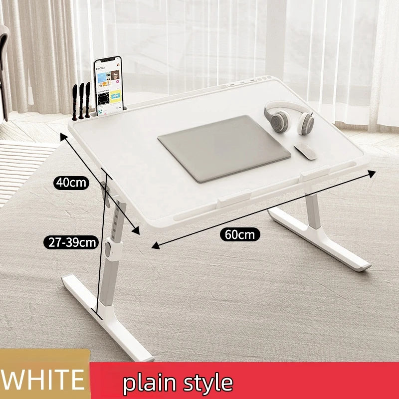 Laptop Bed Tray Table, Adjustable Laptop Bed Table,Portable Standing Desk with Storage Drawer,Foldable Lap Tablet Table for Sofa Home improvement office phone