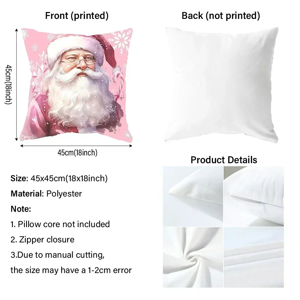 Easter Bunny and Plant Pillow Cover Nordic Home Decor Pillow Cover Festive Bedroom Living Room Decor Polyester Cushion Cover