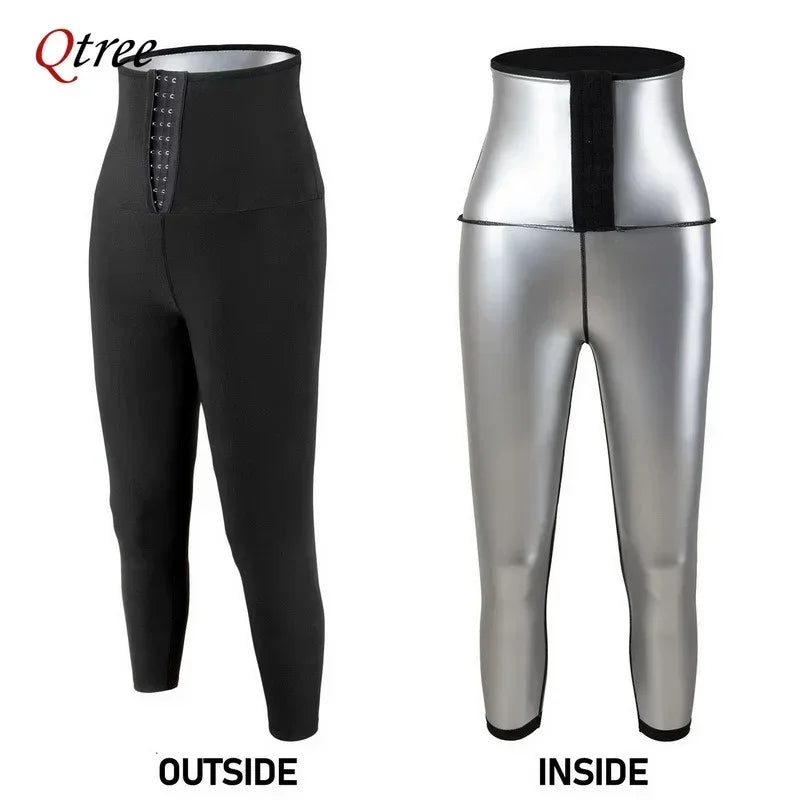 Body Shaper Pants Sauna Shapers Hot Sweat Sauna Effect Slimming Pants Fitness Short Shapewear Workout Gym Leggings Fitness Pants