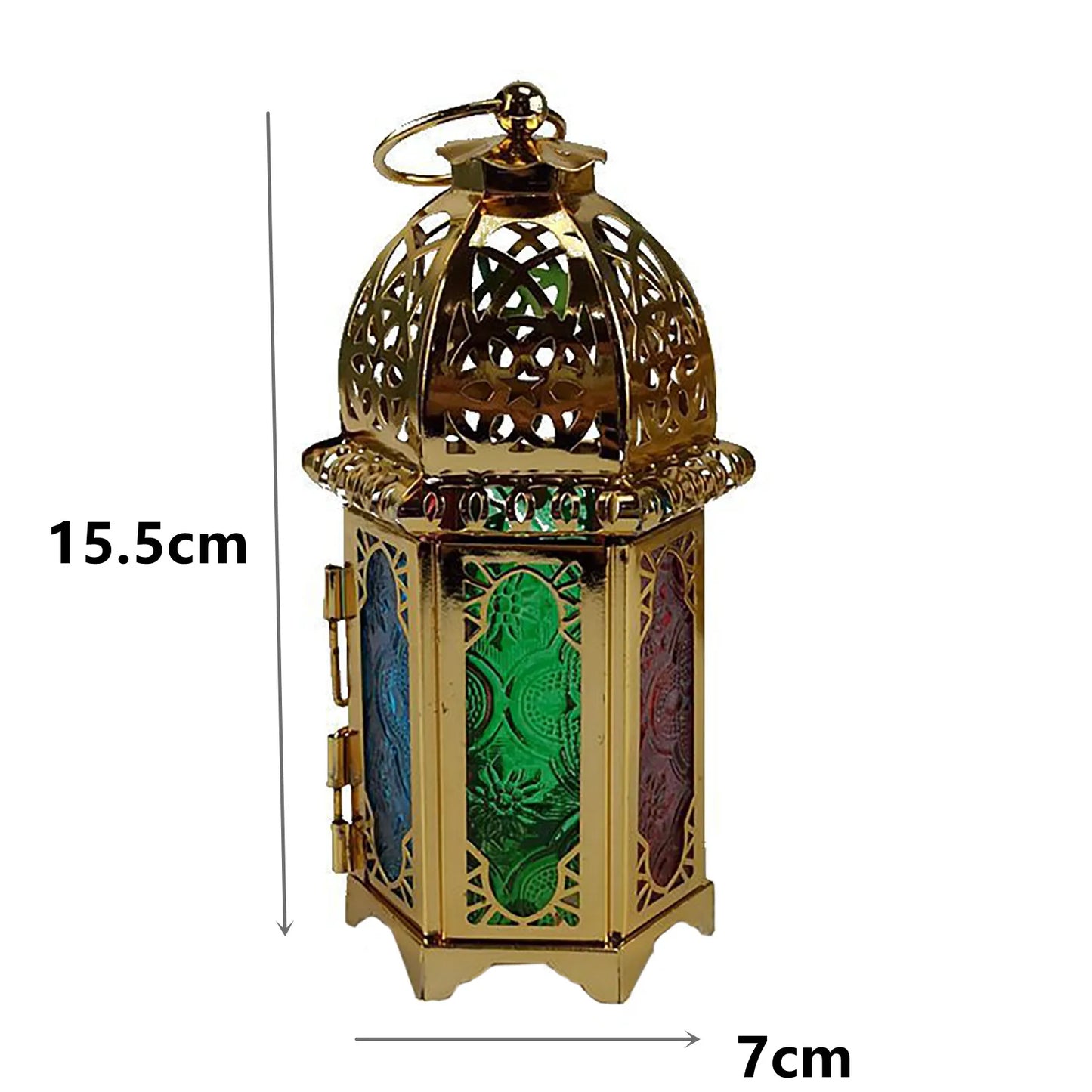 2023 Eid Mubarak Muslim Festival Decor Supplie LED Light Lantern Hanging Ornament Ramadan Kareem Decoration for Home Event Party