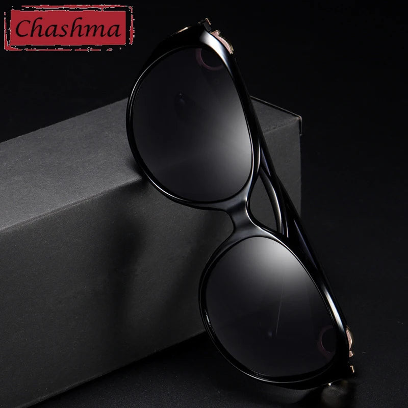 نظارات شمسية مستقطبة طبية من Chashma للنساء نظارات شمسية للقيادة نظارات طبية مصممة للأزياء نظارات ديوبتر 
