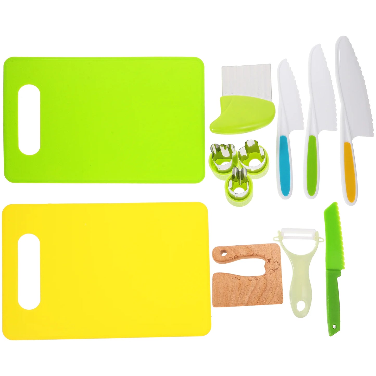 Kitchen Cooking Tools Toys for Toddlers Kids Playset Twelve Piece Accessories Child