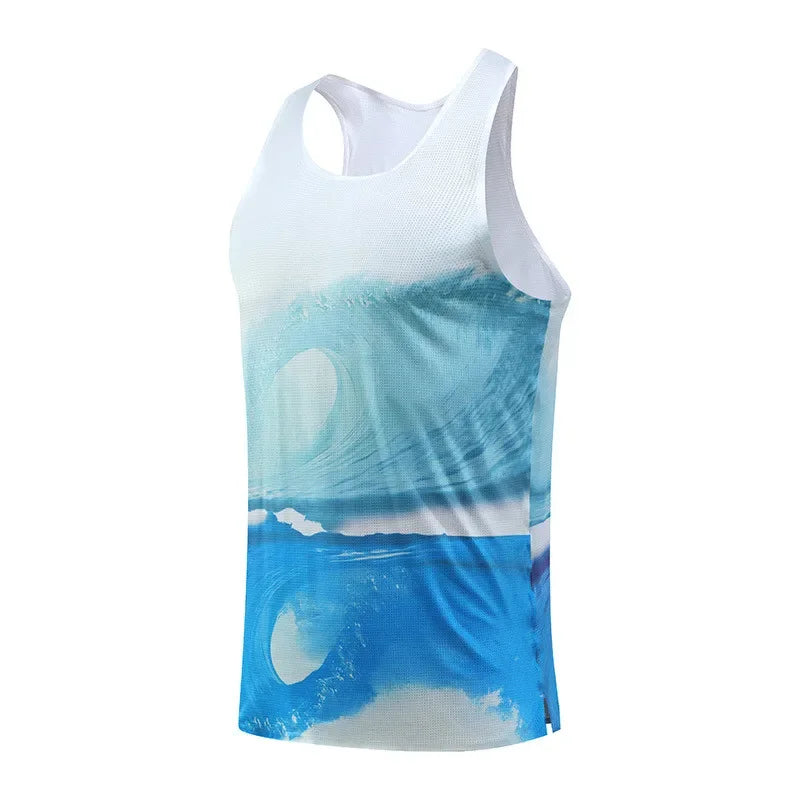 Adult Men Women Running Hiking Shirts Tight Gym Tank Top Fitness Marathon T-shirts Sport Exercise Basketball Vest Clothes B26