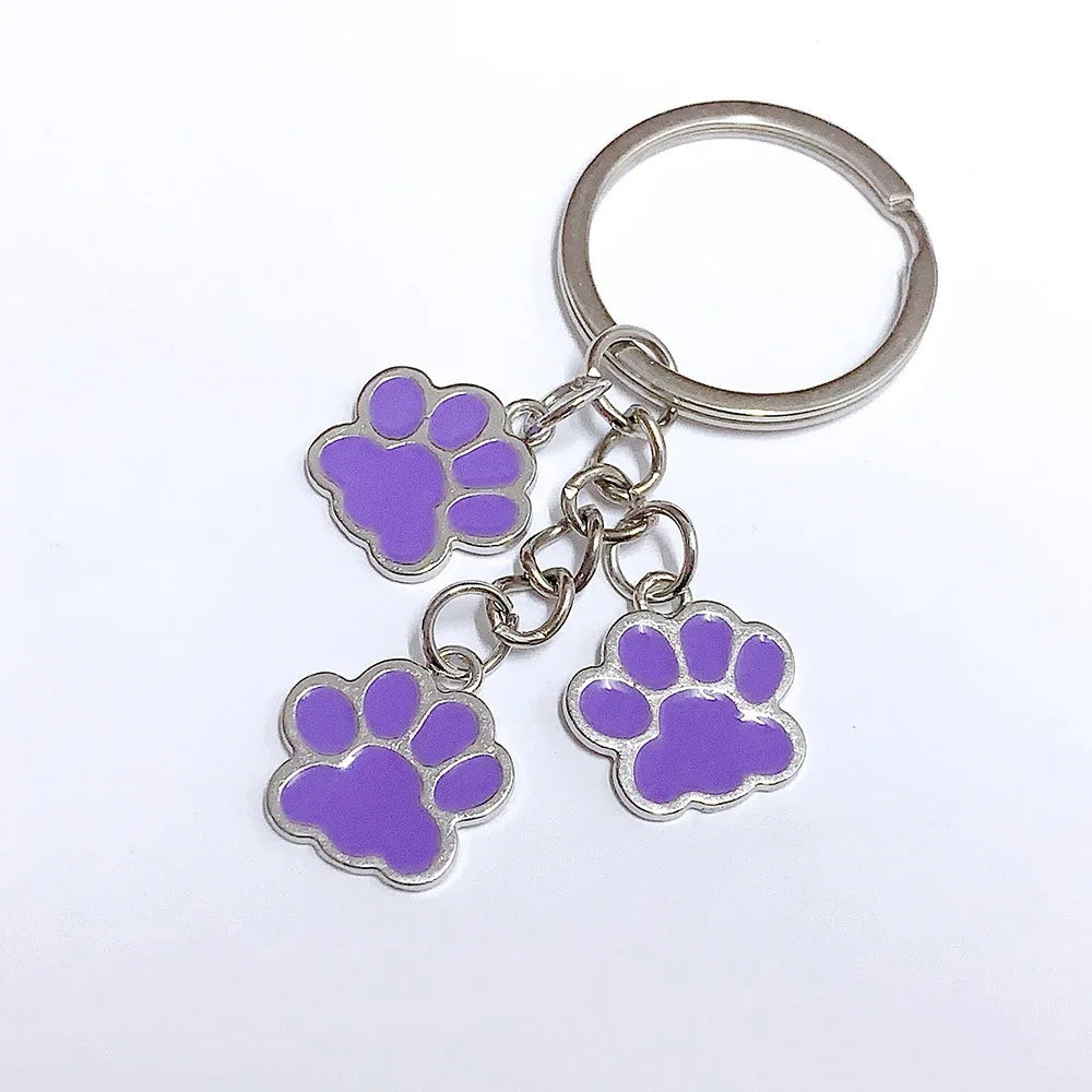 Fashion Alloy French Bulldog Pug Dog Keychain Cute Pet Dog Keyring Bag Handbag Charm Accessories For Women Animal Lovers Gifts