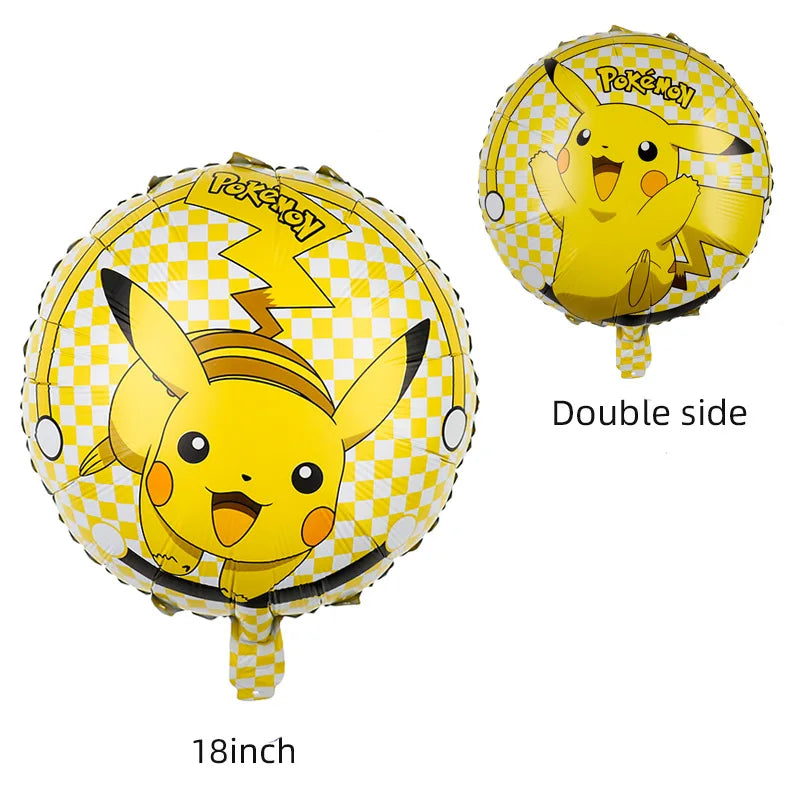 Foil Pokemon Balloon pikachu Party Supplies Pikachu Balloon Balloons For Kids Birthday Party Dcorations Baby Shower Gift Toys
