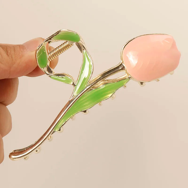 fresh Durian Metal Hair Clip Hair claws fruit oil drop flower Personality Fruit Funny Hair Claw Hairpin for Women Girls Headwear