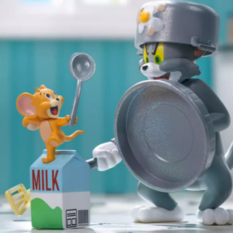TOM and JERRY Cat and Mouse Battle Series Blind Box Toys Mystery Box Mistery Caixa Action Figure Surpresa Model Birthday Gift