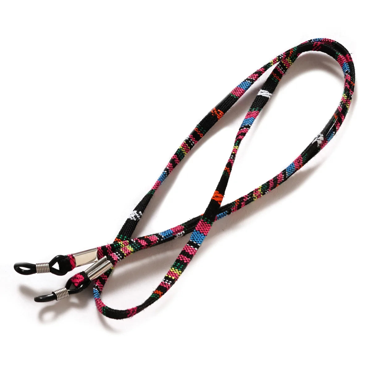 2PCs Bohemia sunglasses rope adjustable anti slip eyewear glasses string cord elastic polyester fashion neck straps