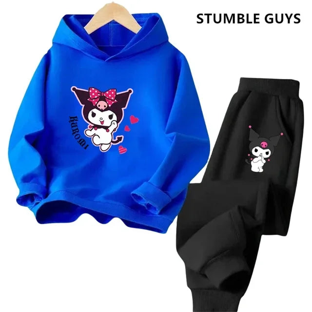 Hoodie Set Kids Fashion kids Clothes Cat Suit Children Hoodies Toddler Casual Tracksuit