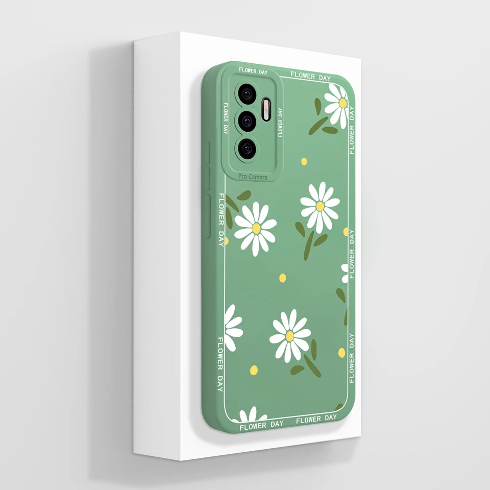 Case For Vivo S10E 5G V23E 4G 5G Y75 4G Beautiful Flower Cartoon Girl Liquid Anti-fall Phone Cover For VivoS10e V23e Y75 Funda