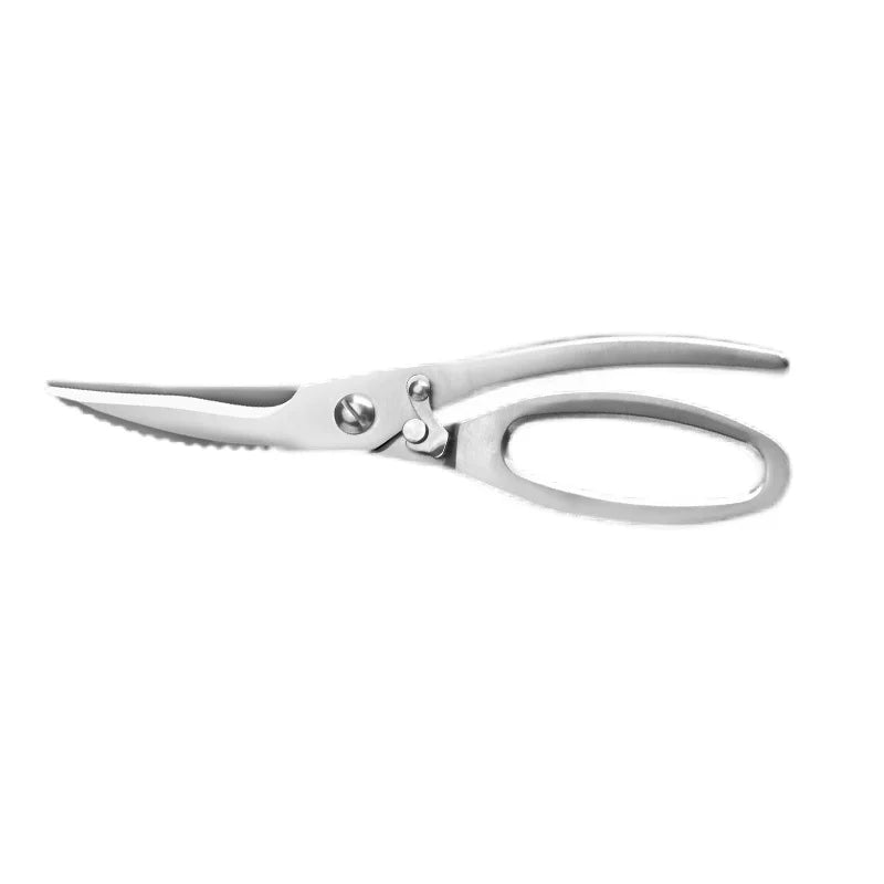 PLYS Fish Killing Kitchen Scissors, Stainless Steel Multifunctional Chicken Bone Scissors, Kitchen Fish Scaling Tool