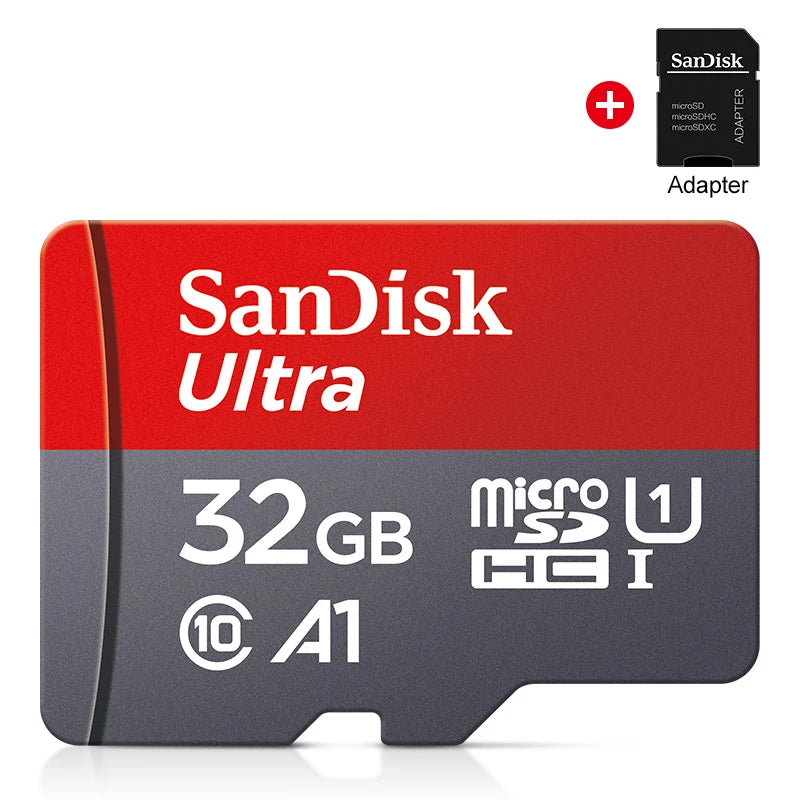 SanDisk Ultra A1 Micro SD Karte 128GB Class 10 Flash TF Karte 128GB Speicherkarte 128gb Memoria Disk für Samsung Galaxy S21 S20 S10 S10e S20e S20+ S10+ S10+ S10+ S10+ S10+ 