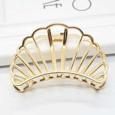Fashion large Simple Wild Geometric Hair Claw For Women Girls Clamps Hair Crab Metal Women Hair Clip Claw Accessories Headwear