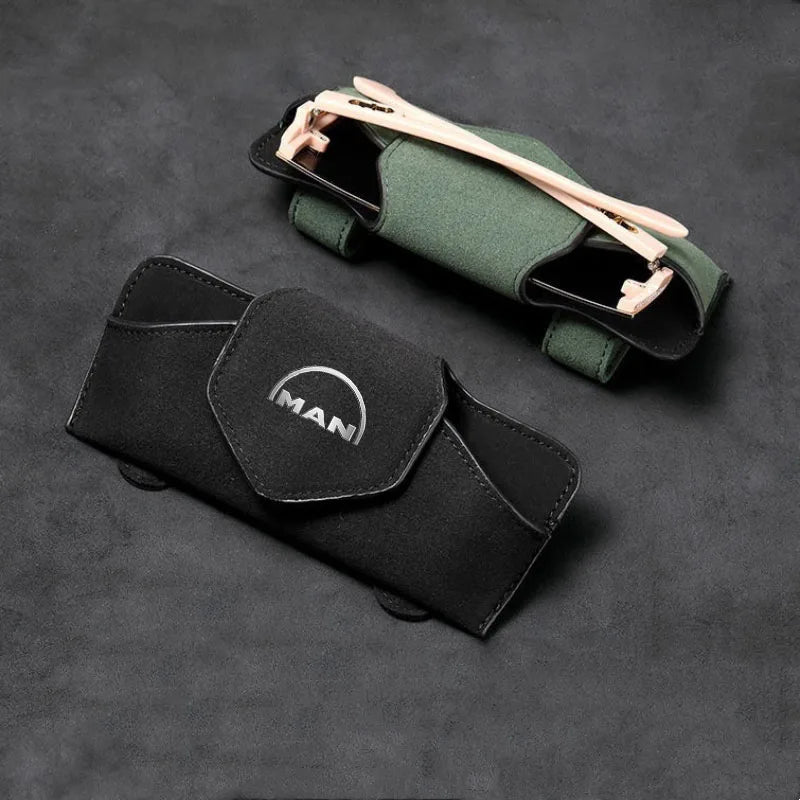 Car Glasses Holder Decoration Case Cover Eyeglass Sun Glasses Storage for MAN TGX TGM TGA TGS TGE Far Fashion aroma Accessories