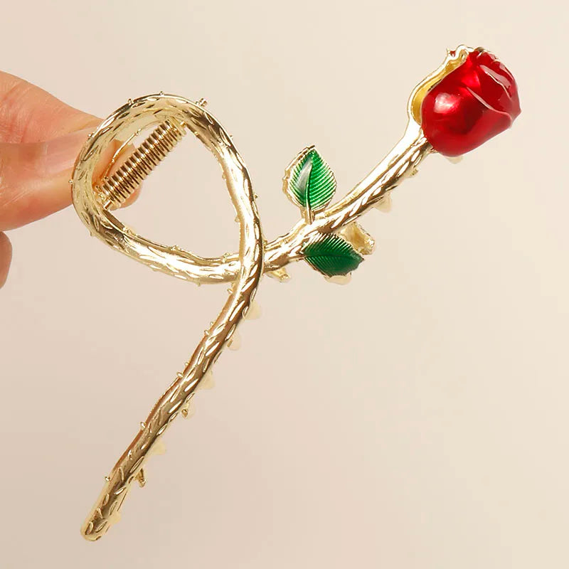 fresh Durian Metal Hair Clip Hair claws fruit oil drop flower Personality Fruit Funny Hair Claw Hairpin for Women Girls Headwear