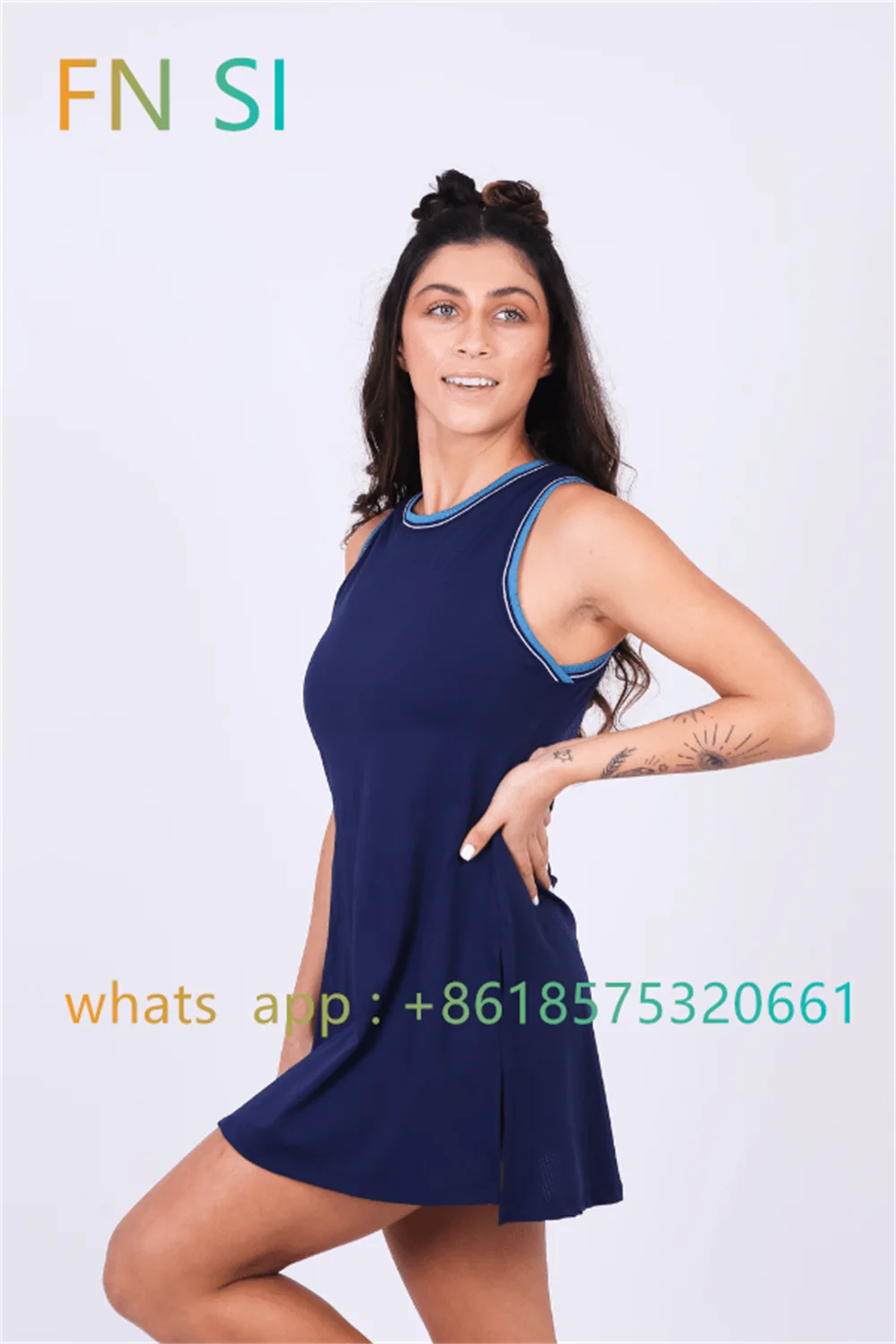 FN SI beach tennis dress Fashion Golf Dress Set with Shorts for Women Casual Badminton Tennis Dresses Outdoor Fitness Sportswear