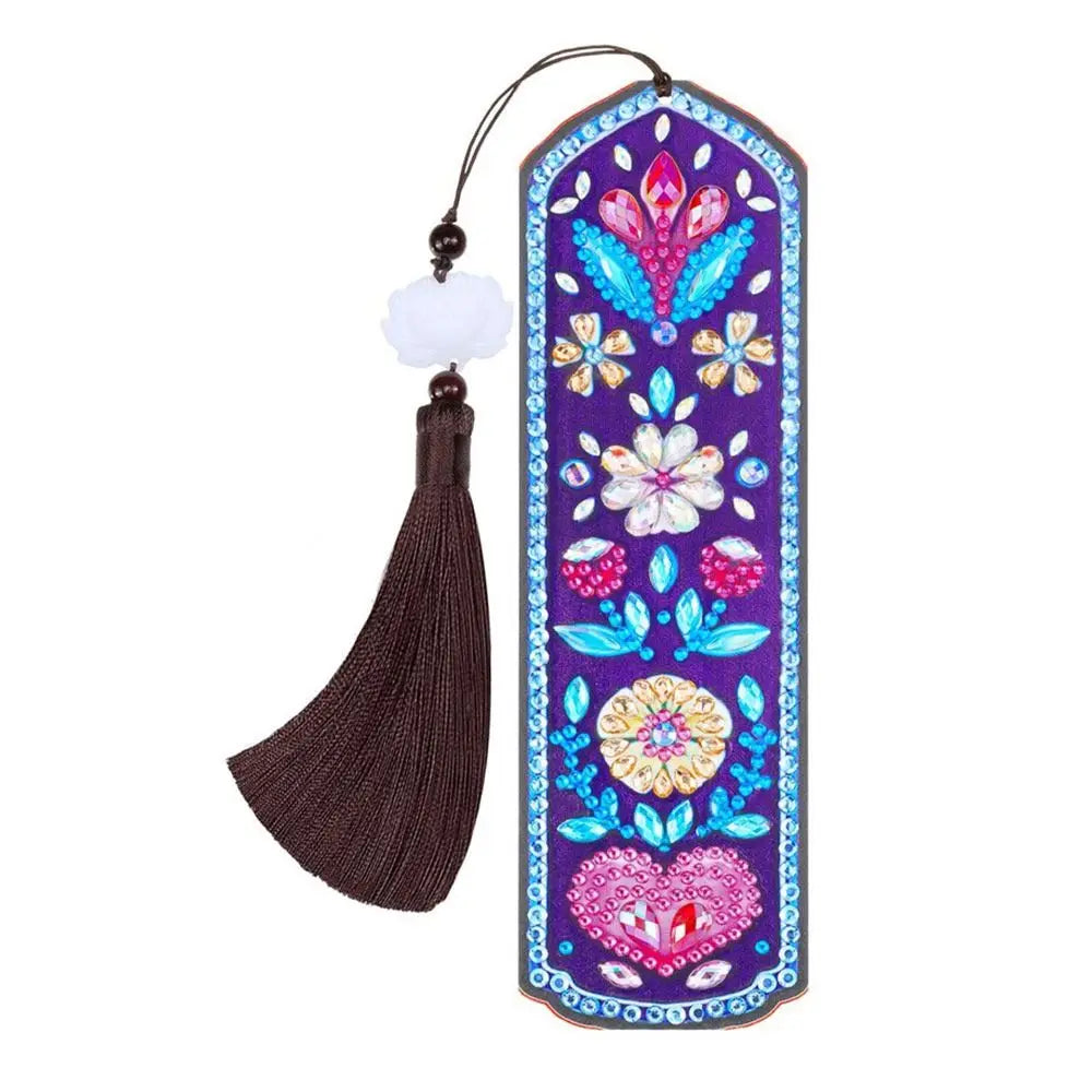 DIY Material Kit Diamond Embroidery Handmade Gifts Art Crafts Kits Tassel Bookmark Diamond Painting Bookmark Book Mark Bookmark