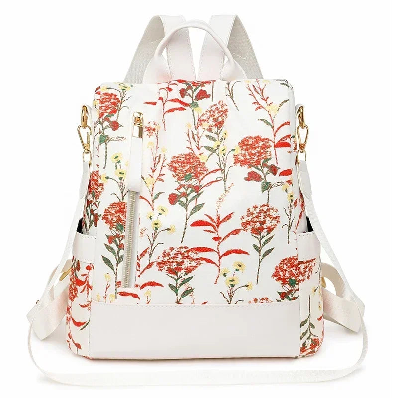 Sewing Thread Fashion Backpacks Printing High Capacity Pu 2025 New Hot Sale Versatile Women's Bags Mochila Mujer Mochila