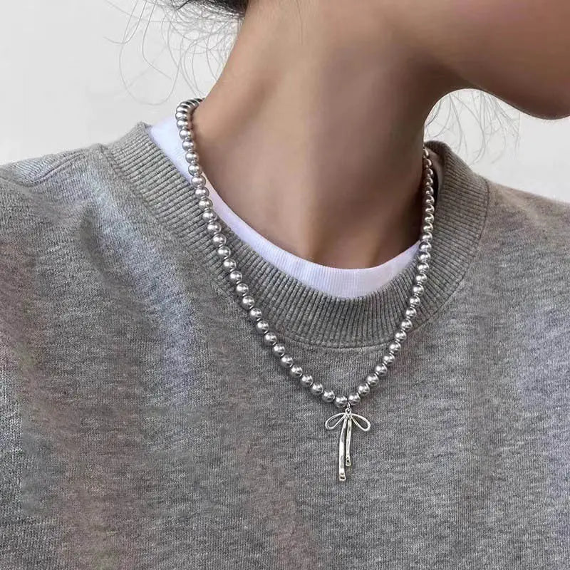 Pearl Choker Dainty Adjustable Necklace Rose Gold Plated Cultured Barque Pearl Tiny Chain Delicate Mother's Valentine Jewelry
