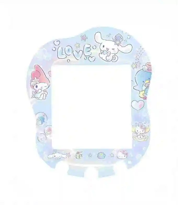 Sanrio Hellokitty Cinnamoroll Tamagotchi Uni Faceplate Silicone Protective Film Kawaii Sticker Cute Tamagotchi Protective Decor