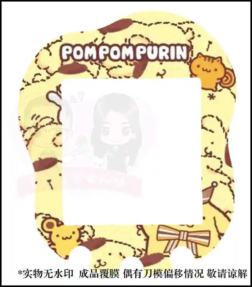 Sanrio Hellokitty Cinnamoroll Tamagotchi Uni Faceplate Silicone Protective Film Kawaii Sticker Cute Tamagotchi Protective Decor