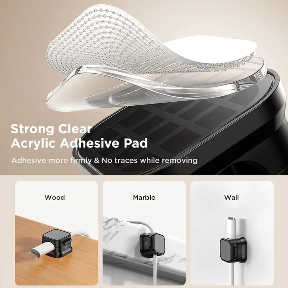 Attache Cable Clips Organization of Wire Fixed Cord Organizer Cables Electricity Accessories Charger Cable Protector Clearance