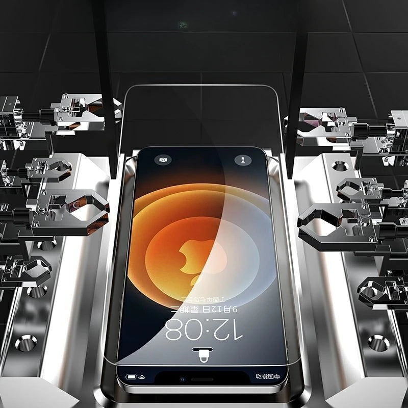 4PCS Tempered Glass For iPhone 15 Pro Max 15Pro 14 11 XR Fall Prevention Full Cover Screen Protector For iPhone 15ProMax