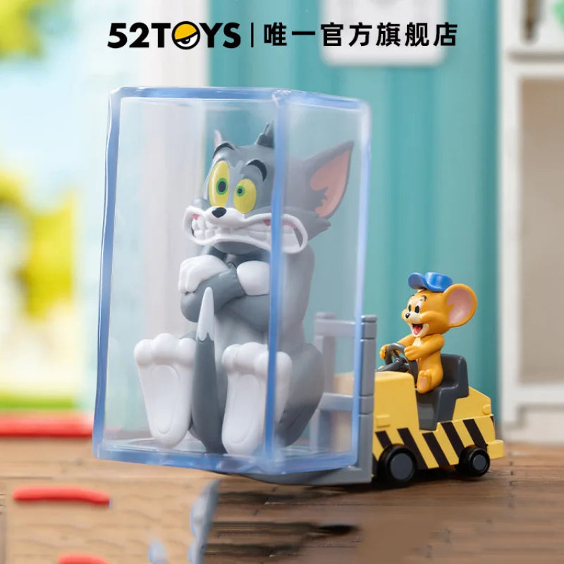 TOM and JERRY Cat and Mouse Battle Series Blind Box Toys Mystery Box Mistery Caixa Action Figure Surpresa Model Birthday Gift