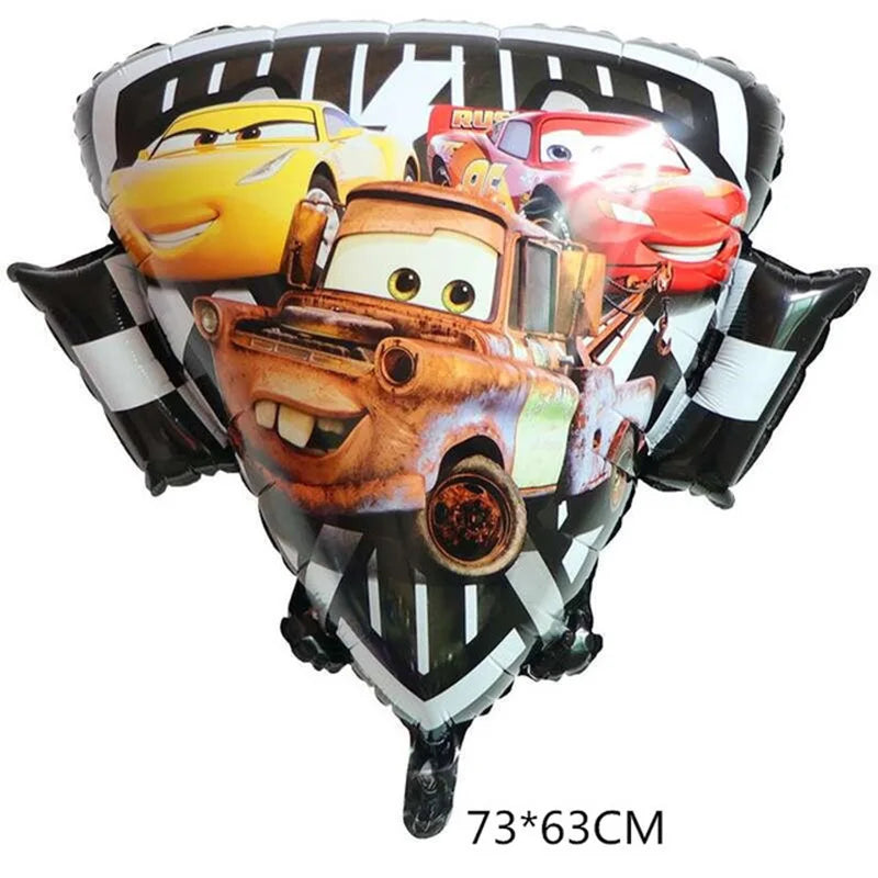 Disney McQueen Cars Helium Foil Balloons Cartoon Theme Racing Wedding Birthday Party Baby Shower Kids Toys Decoration Supplies