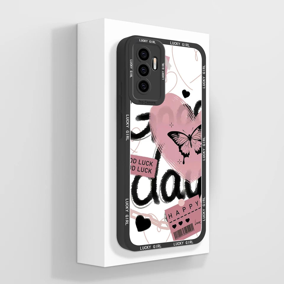 Case For Vivo S10E 5G V23E 4G 5G Y75 4G Beautiful Flower Cartoon Girl Liquid Anti-fall Phone Cover For VivoS10e V23e Y75 Funda