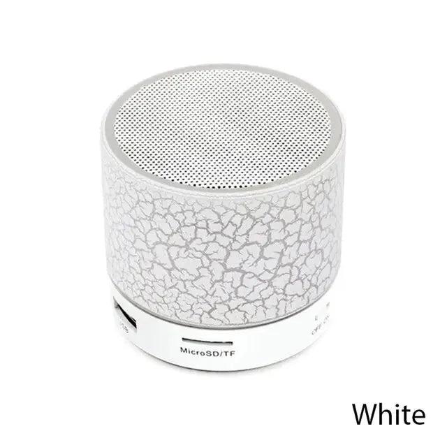 Neu Mini Tragbare Auto Audio A9 Dazzling Riss LED Drahtlose Bluetooth Subwoofer Lautsprecher 