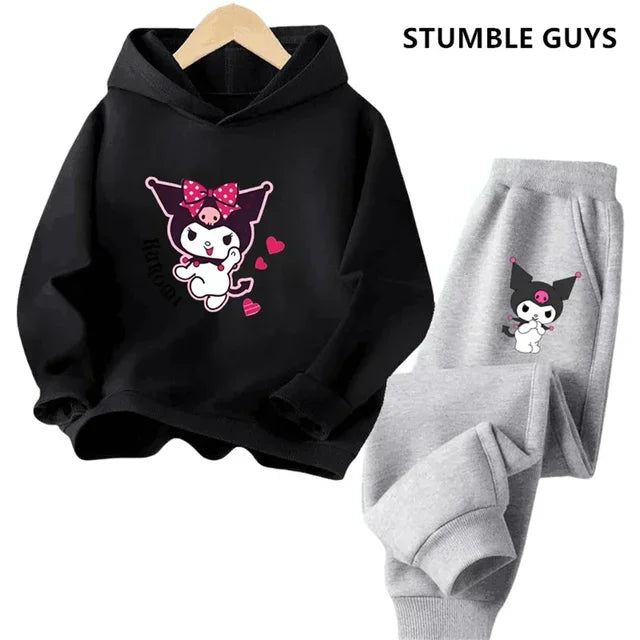 Hoodie Set Kids Fashion kids Clothes Cat Suit Children Hoodies Toddler Casual Tracksuit